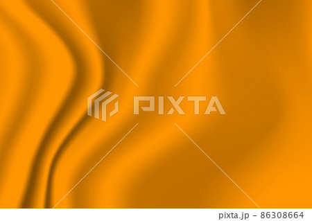 Silk orange background. Abstract vector pattern with copy space. Liquid wave texture, smooth drapery wallpaper. Wedding fabric, satin. Wavy design for banner, card, postcard, backdrop Silk orange background. Abstract vector pattern with copy space. Liquid wave texture, smooth drapery wallpaper. Wedding fabric, satin. Wavy design for banner, card, postcard, backdrop 86308664
