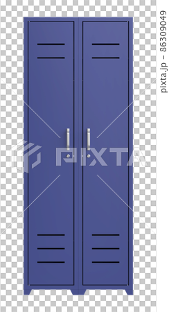 Blue metal lockers 86309049