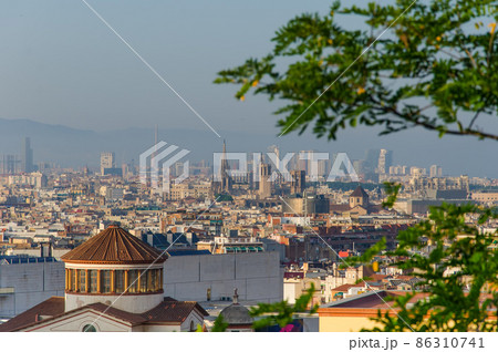 Barcelona from Montjuic Barcelona from Montjuic 86310741
