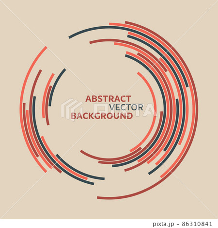 Abstract technology circles vector background 86310841