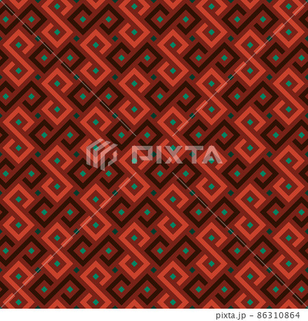 Colorful African geometric ornament. Colorful African geometric ornament. 86310864