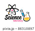 Vector laboratory, chemical, medical test logo 86310897