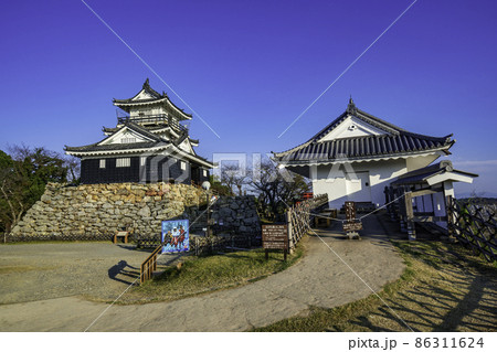 浜松城 天守閣と天守門 静岡県浜松市 浜松城 天守閣と天守門 静岡県浜松市 86311624