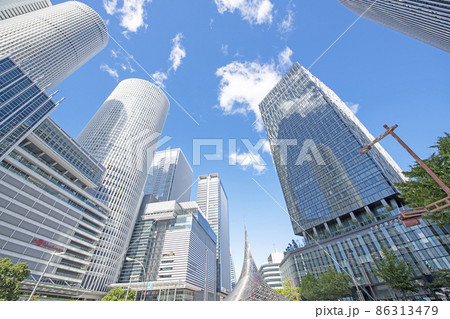名古屋都市風景・名古屋駅前 名古屋都市風景・名古屋駅前 86313479