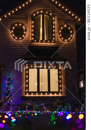 カナダ・バンクーバーのクリスマスライトアップ カナダ・バンクーバーのクリスマスライトアップ 86314033