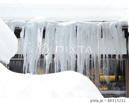 氷柱 雪 氷柱 雪 86315231