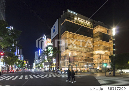 夜の銀座 86317209