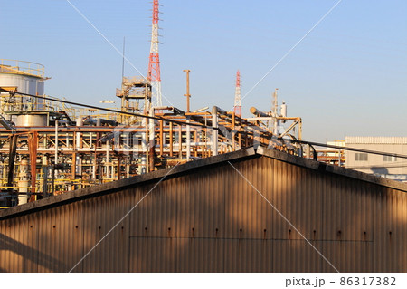 尼崎 工場街 風景 (兵庫県) 尼崎 工場街 風景 (兵庫県) 86317382