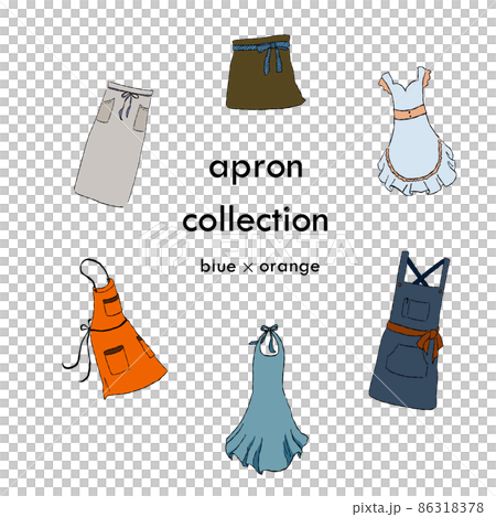 Apron illustration set 86318378