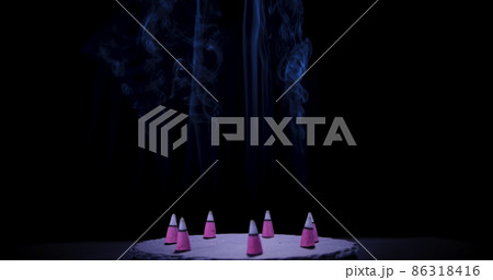 お香と煙 86318416