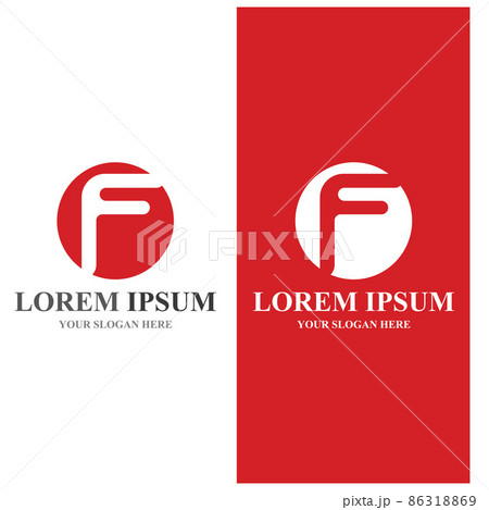 F logo vector icon illustration F logo vector icon illustration 86318869