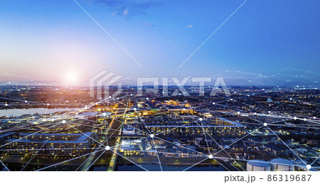 都市とネットワーク　スマートシティー  86319687