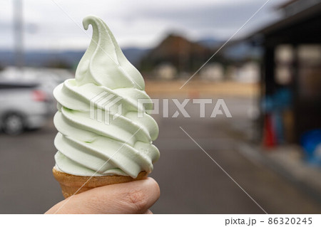 静岡県伊豆 わさびソフトクリーム ご当地スイーツ 静岡県伊豆 わさびソフトクリーム ご当地スイーツ 86320245