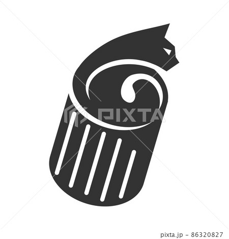 Cat Paper document Icon Illustration Brand Identity 86320827