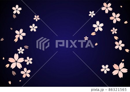 桜吹雪の背景 Gradient background Sakura Flower Cherry 桜吹雪の背景 Gradient background Sakura Flower Cherry 86321565