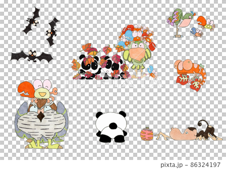 変わった動物がいっぱい 86324197