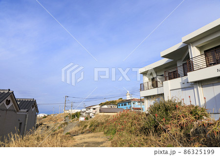 湘南三浦半島の城ヶ島の冬 86325199