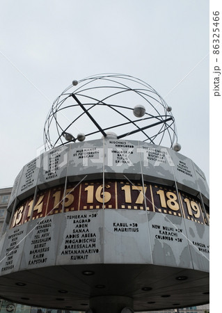 World Time Clock in Alexanderplatz, Berlin, Germany World Time Clock in Alexanderplatz, Berlin, Germany 86325466