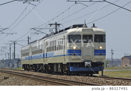 北陸本線　美川－加賀笠間　JR西日本　475系　A07編成（金沢） 86327491