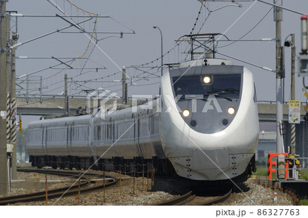 北陸本線　加賀笠間－美川　JR西日本　681系　T07＋T17編成（金沢）　サンダーバード 86327763