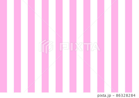 ピンク色のストライプ背景。縦縞模様のイラスト。 ピンク色のストライプ背景。縦縞模様のイラスト。 86328284