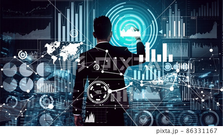 Big Data Technology for Business Finance conceptual. 86331167