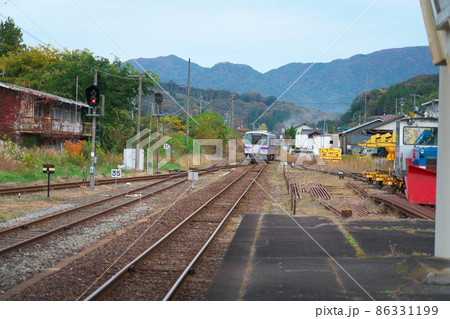 芸備線備後庄原駅から出発した備後落合行き列車3 広島県庄原市 芸備線備後庄原駅から出発した備後落合行き列車3 広島県庄原市 86331199