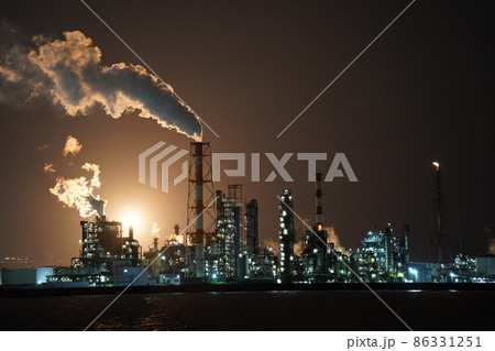 工場夜景 工場夜景 86331251