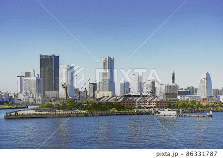 【神奈川県】晴天のみなとみらい 86331787