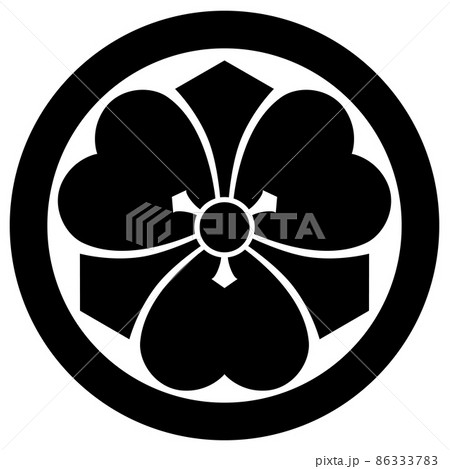 丸に剣片喰といいます。酒井忠義、長野主膳、細井勝久、彦坂光正の家紋です。 86333783