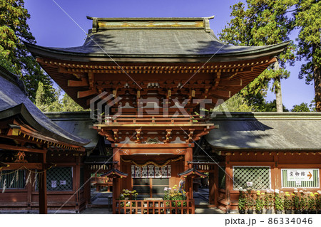 一之宮貫前神社　楼門　群馬県富岡市 86334046