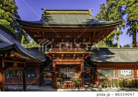 一之宮貫前神社　楼門　群馬県富岡市 86334047