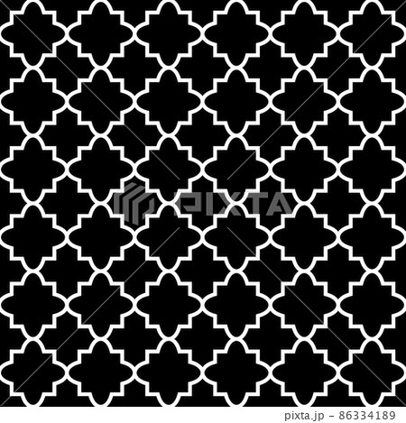 Seamless pattern in islamic style, vector geometric ornament texture or background 86334189