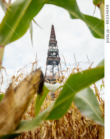 Viewtower Cizovka. Fourty metres high trip target with glassy view platform 86334649