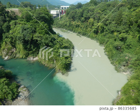 宮川と大内山川の合流地点 86335685