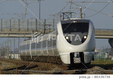 北陸本線　加賀笠間－美川　JR西日本　683系　T23＋T11編成（金沢）　サンダーバード 86336736