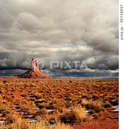 Monument Valley Cloudy Skies 86338697