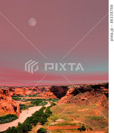 Moonrise Canyon de Chelly 86338766