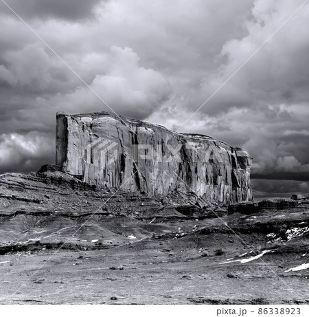 Cloudy Skies Monument Valley 86338923