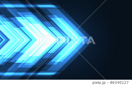 Abstract blue arrows high-speed movement futuristic technology background concept Abstract blue arrows high-speed movement futuristic technology background concept 86340127