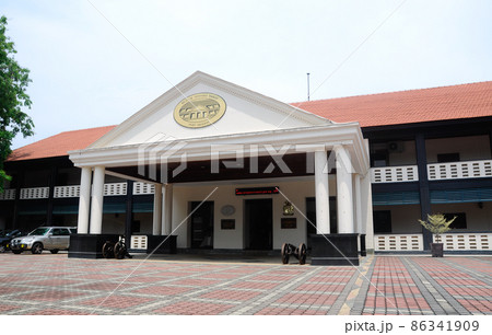 PORT DICKSON, MALAYSIA -MAY 08, 2016: Malaysia Army Museum or Muzium Tentera Darat in Port Dickson, Negeri Sembilan, Malaysia. 86341909