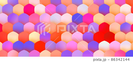Vector fish scale pattern background. Pink holographic geometric backdrop Vector fish scale pattern background. Pink holographic geometric backdrop 86342144