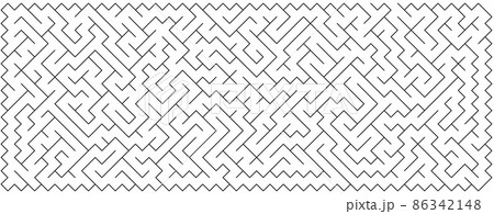 Vector illustration of maze or labyrinth isolated on white background Vector illustration of maze or labyrinth isolated on white background 86342148