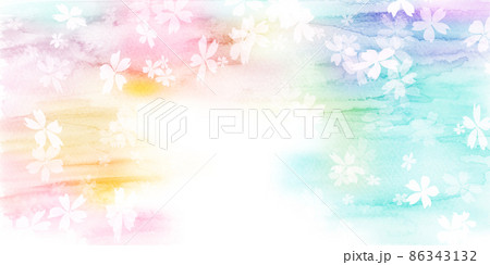 桜　春　花　背景  86343132