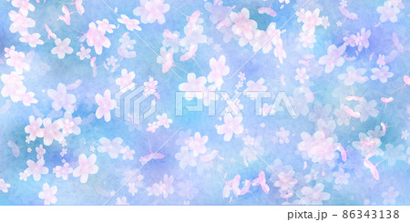 桜　春　花　背景  86343138
