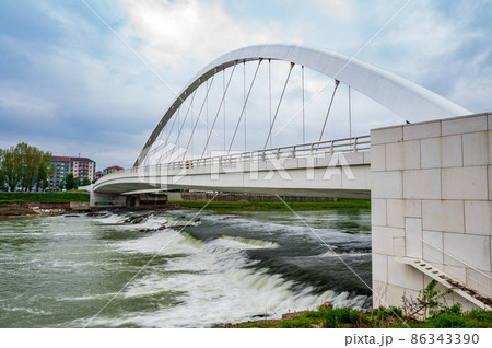 Modern Bridge in Alessandria Modern Bridge in Alessandria 86343390