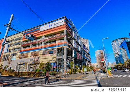 東京 江東区 豊洲2丁目店の都市風景 ららぽーと豊洲 東京 江東区 豊洲2丁目店の都市風景 ららぽーと豊洲 86343415