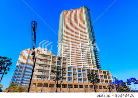 東京 江東区 豊洲2丁目店の都市風景 パークシティ豊洲タワー 東京 江東区 豊洲2丁目店の都市風景 パークシティ豊洲タワー 86343426