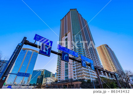 東京　江東区　豊洲2丁目店の都市風景　パークシティ豊洲タワー 86343432