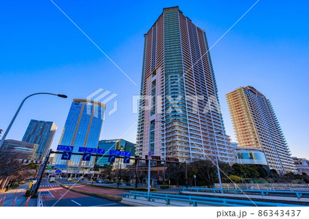 東京　江東区　豊洲2丁目店の都市風景　パークシティ豊洲タワー 86343437